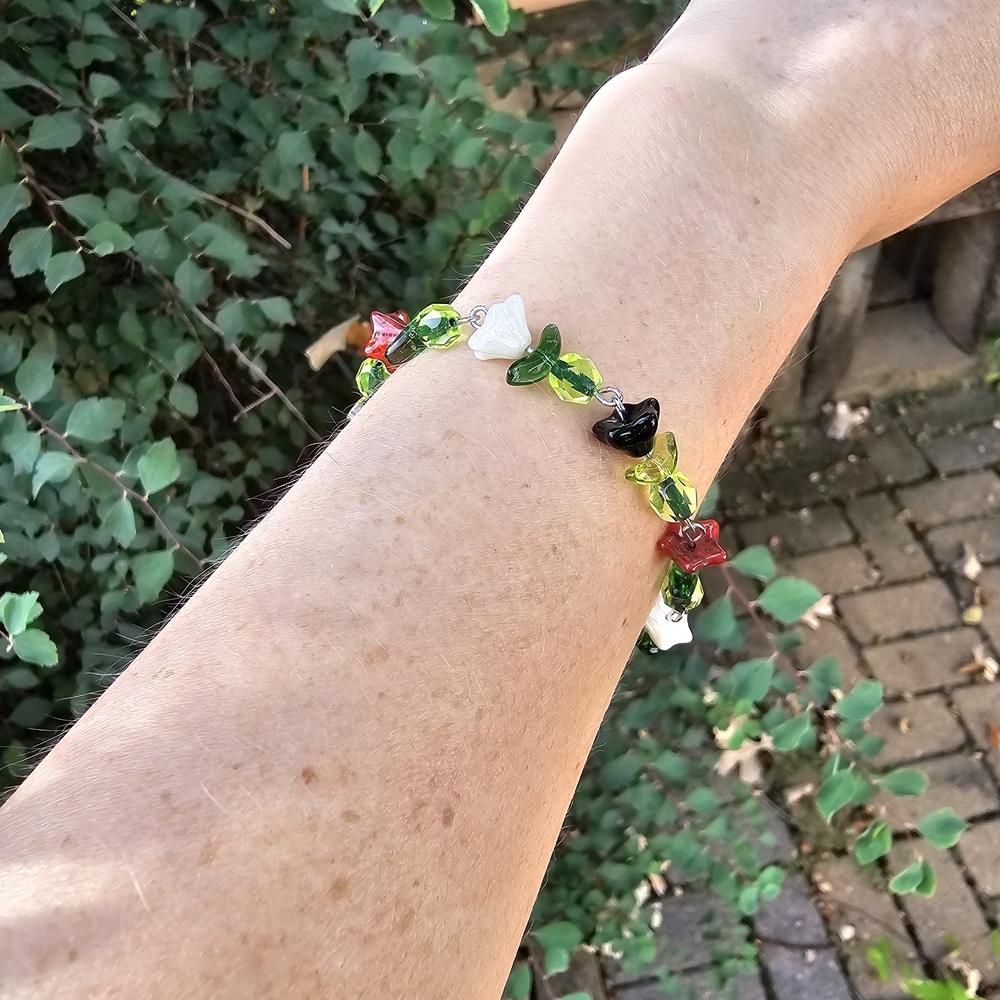 Colorful Heart Charm Bracelet - Picture 2 of 2